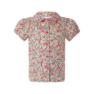 Rachel Riley Girls Botanical Floral Blouse, Red